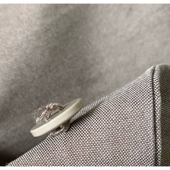 Express Womens Editor Beige Striped Dress Pants Wide Leg Size 4 Career Casual - Picture 6 of 6